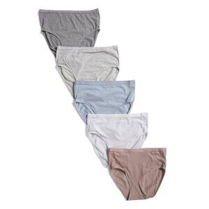 NAUTICA Soft taupe 5pk Organic Cotton And Spandex Briefs